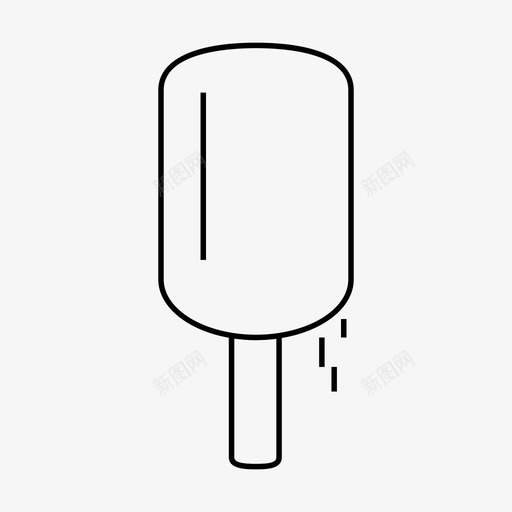 冰棒凉爽美味图标svg_新图网 https://ixintu.com 冰棒 冰淇淋 凉爽 美味 食物和饮料