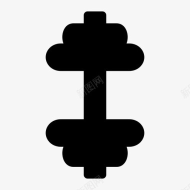 哑铃锻炼健身图标图标