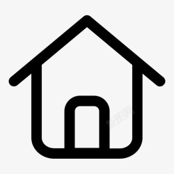 正方形素材房子png图片家建筑物房子图标高清图片