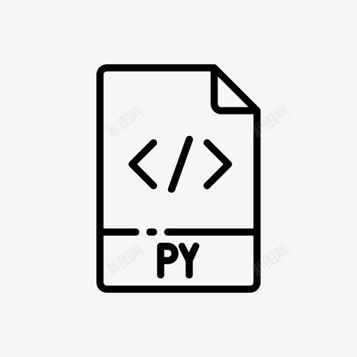 pydesigndocument图标svg_新图网 https://ixintu.com design document file filenamesoutlinev2 py type