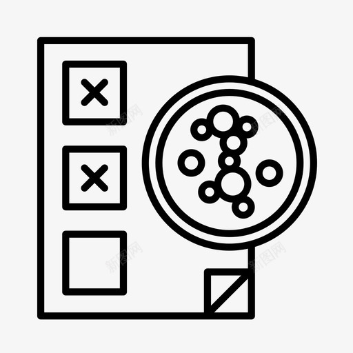 科学生物技术化学图标svg_新图网 https://ixintu.com 化学 实验 实验室 生物技术 研究 科学