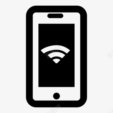 智能手机wifi互联网wifi连接图标图标