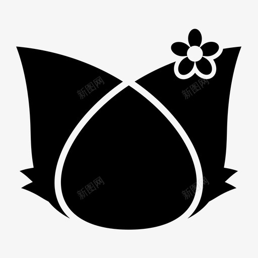 花卉猫LOGOsvg_新图网 https://ixintu.com 花卉猫LOGO hhmao_logo
