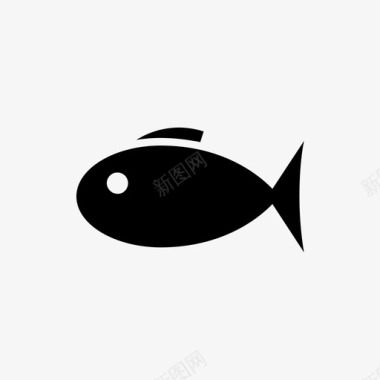 鱼食物食物铭文图标图标