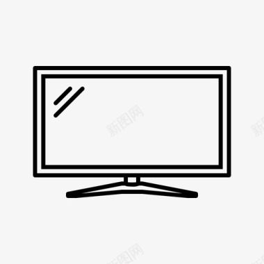 平板电视娱乐平板图标图标