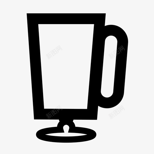 爱尔兰咖啡玻璃玻璃器皿图标svg_新图网 https://ixintu.com 爱尔兰咖啡 玻璃 玻璃器皿