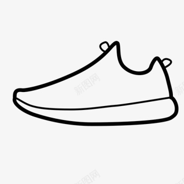 nikeroshe鞋类跑步图标图标