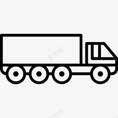 卡车运输地面运输图标图标