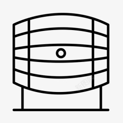 啤酒花园啤酒厂桶装啤酒图标高清图片