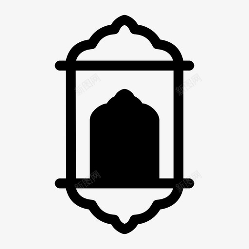 伊斯兰窗户艺术伊斯兰图案图标svg_新图网 https://ixintu.com 伊斯兰图案 伊斯兰窗户 清真寺 艺术