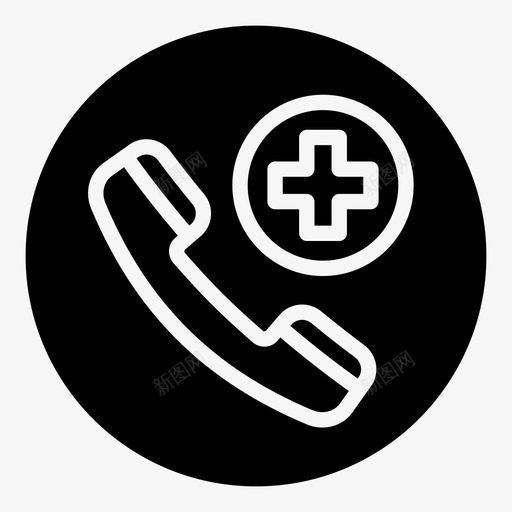 援助呼叫医疗图标svg_新图网 https://ixintu.com 医疗 医疗帮助 医疗建议 医疗援助 呼叫 援助
