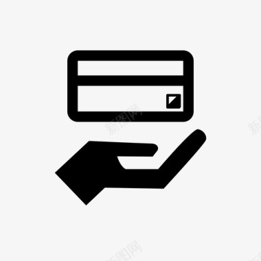 商业信用卡金融图标图标