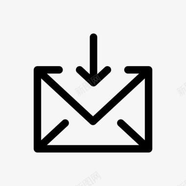 传入邮件电子邮件收件箱图标图标