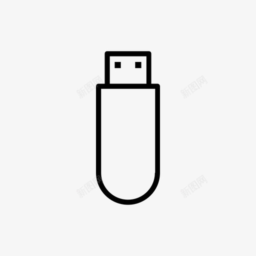 usbU盘图标svg_新图网 https://ixintu.com U盘 usb