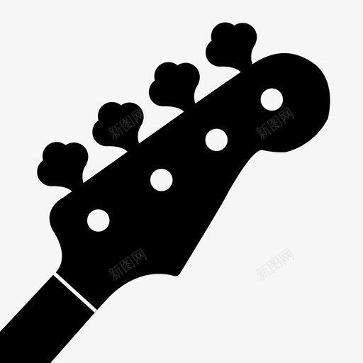 爵士低音挡泥板吉他图标svg_新图网 https://ixintu.com 乐器 吉他 挡泥板 爵士低音