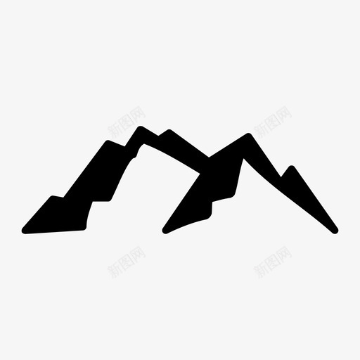 山图像山脉图标svg_新图网 https://ixintu.com 图像 图片 山 山脉 户外 范围