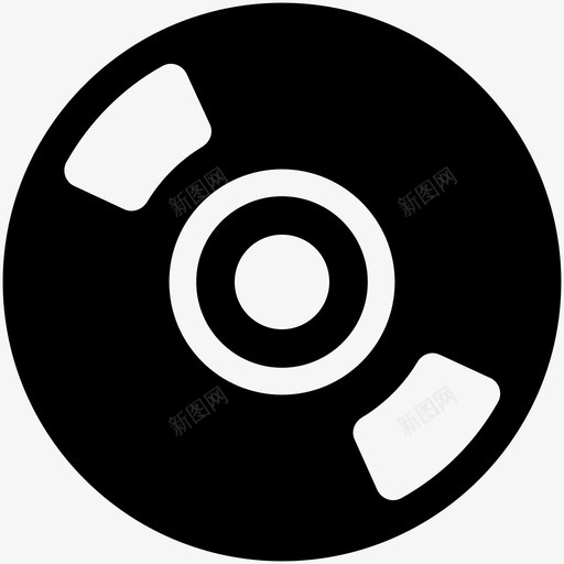 光盘cd数据图标svg_新图网 https://ixintu.com cd 光盘 媒体 数字 数据 磁盘 音乐