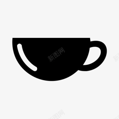 咖啡杯轮廓样式咖啡咖啡杯图标图标