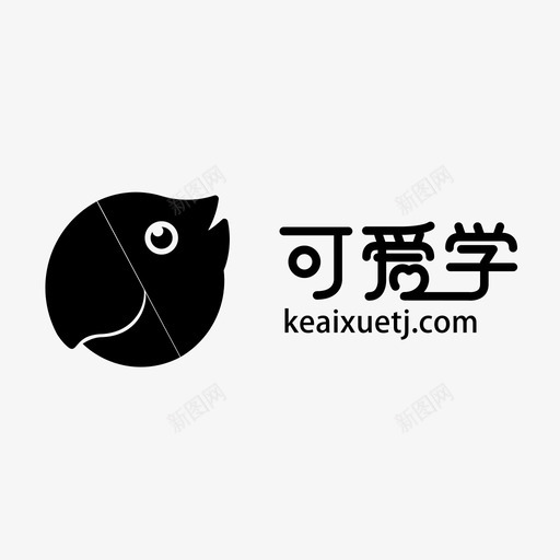 可爱学LOGO-descsvg_新图网 https://ixintu.com 可爱学LOGO-desc