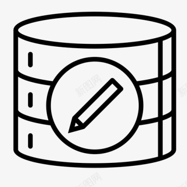 数据库编辑服务器存储图标图标