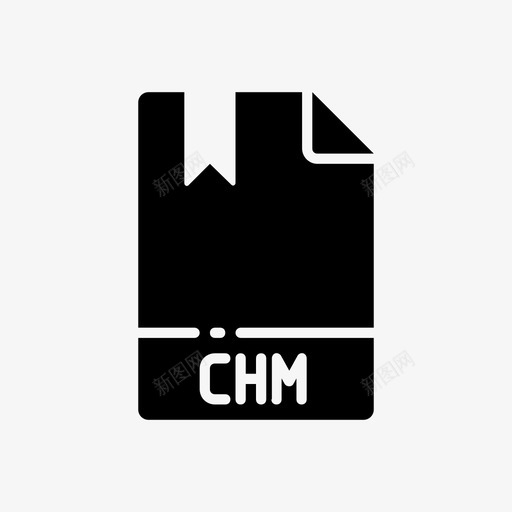 chm文档图标svg_新图网 https://ixintu.com chm 文件 文件格式ver4a 文档 类型 设计