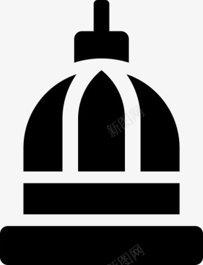 国会大厦建筑银行图标图标