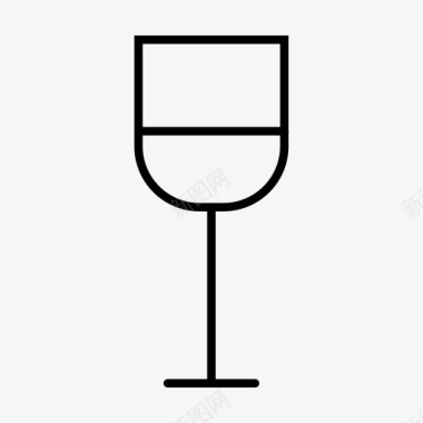 酒杯玻璃器皿图标图标
