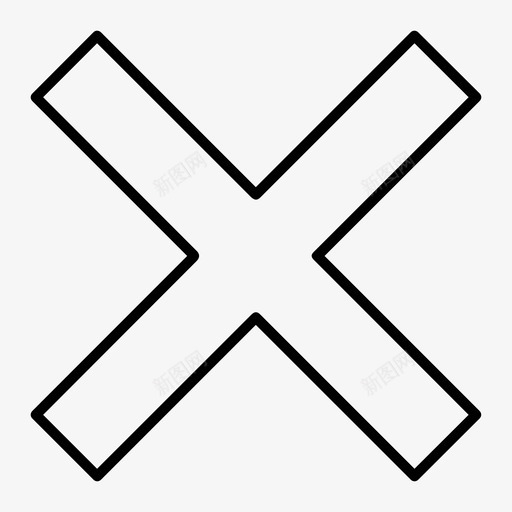 乘法计算器十字图标svg_新图网 https://ixintu.com 乘法 十字 数字 数学 计算器