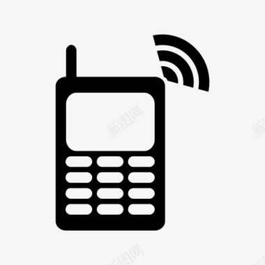 电话信号通话连接图标图标