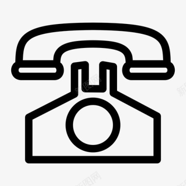旧电话电话联系人图标图标