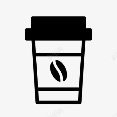 外卖咖啡杯子外卖图标图标