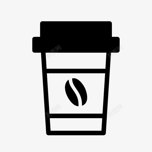 外卖咖啡杯子外卖图标svg_新图网 https://ixintu.com 外卖 外卖咖啡 杯子