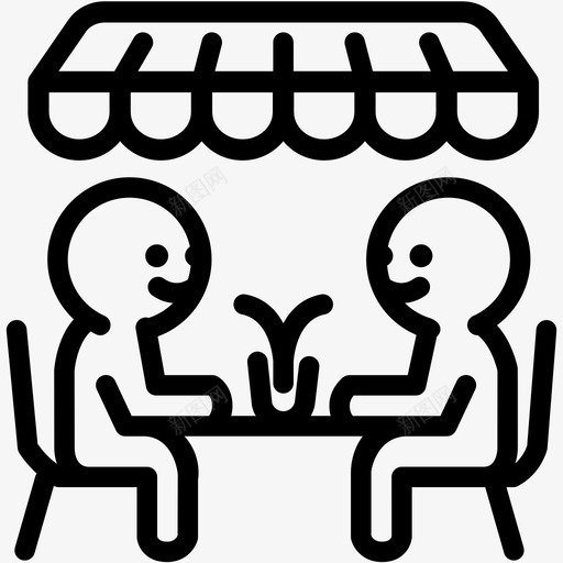 餐厅咖啡厅约会图标svg_新图网 https://ixintu.com 会议 咖啡厅 快乐男人人力资源和生活方式 约会 聊天 餐厅