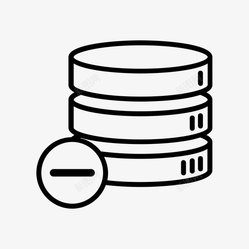 数据存储数据删除数据库图标svg_新图网 https://ixintu.com 数据删除 数据和存储 数据存储 数据库 硬盘