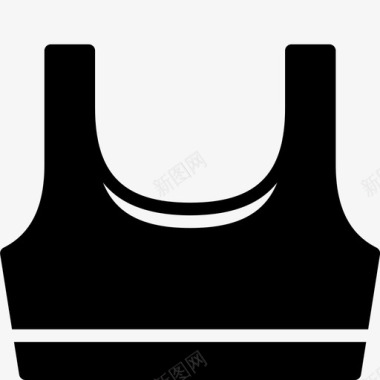 运动胸罩服装内衣图标图标