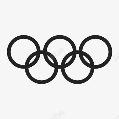 奥运会标志戒指体育图标图标