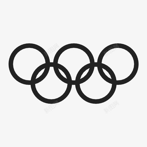 奥运会标志戒指体育图标svg_新图网 https://ixintu.com 体育 奥运会标志 戒指
