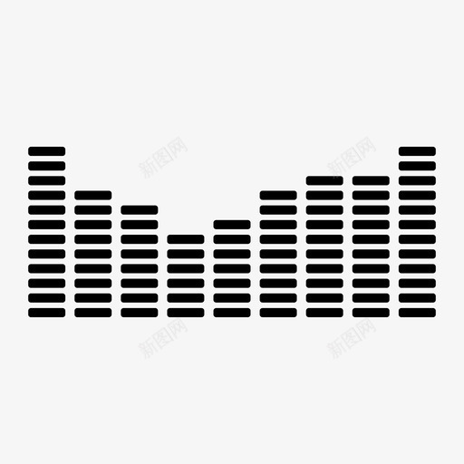 均衡器音频dj图标svg_新图网 https://ixintu.com dj dj和音乐设备 信号 均衡器 音乐 音频