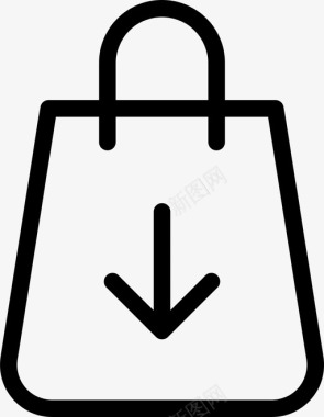 购物袋购物篮购物车图标图标