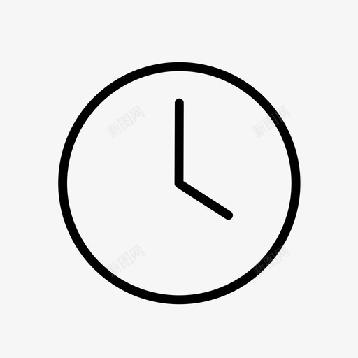 时钟小时迟到图标svg_新图网 https://ixintu.com 基本轮廓细 小时 时钟 时间 禁止迟到早退 等待 迟到
