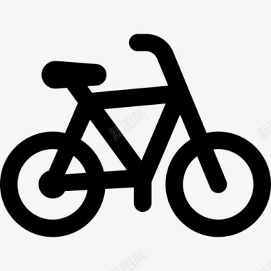 儿童运动四季自行车图标图标
