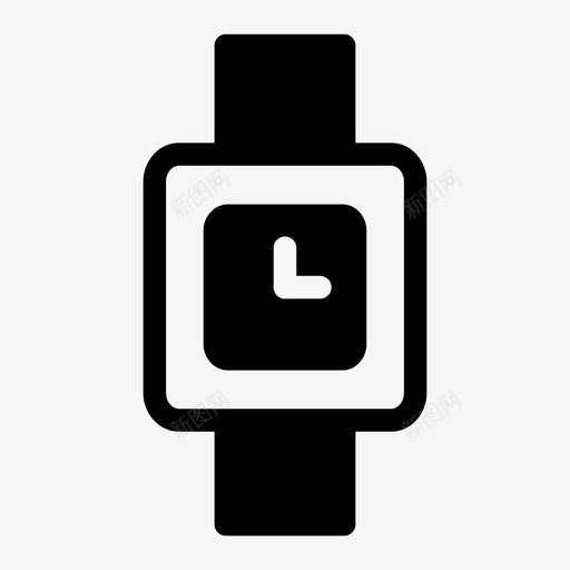 手表计时器时钟图标svg_新图网 https://ixintu.com 仪表 手表 时钟 时间 计时器