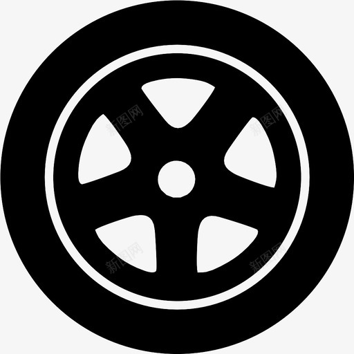 轮胎汽车轮胎圆圈图标svg_新图网 https://ixintu.com 圆圈 汽车轮胎 轮胎