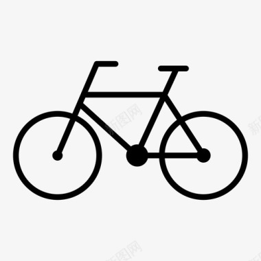 自行车路线图标图标