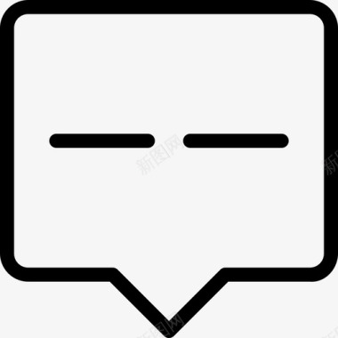 语音气泡聊天通信图标图标