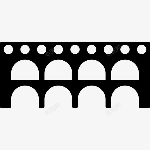 加德桥纪念碑意大利布景图标svg_新图网 https://ixintu.com 加德桥 意大利布景 纪念碑