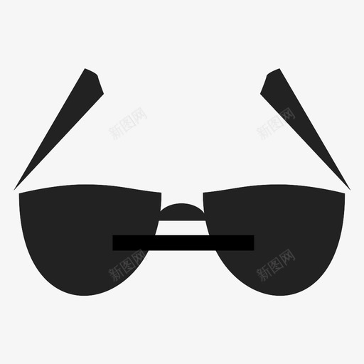 眼镜眼科光学图标svg_新图网 https://ixintu.com 光学 太阳镜 眼科 眼镜 阅读眼镜