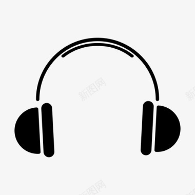 耳机音频dj图标图标
