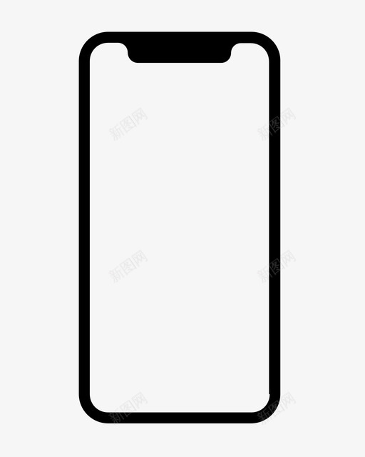 iphone8苹果边到边图标svg_新图网 https://ixintu.com iphone8 苹果 边到边