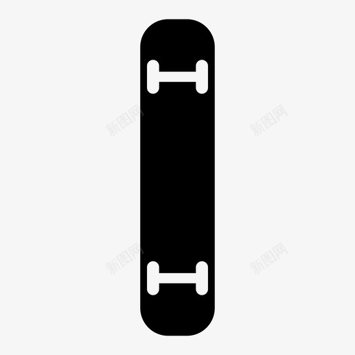 滑板标志运动图标svg_新图网 https://ixintu.com 标志 滑板 街道 运动